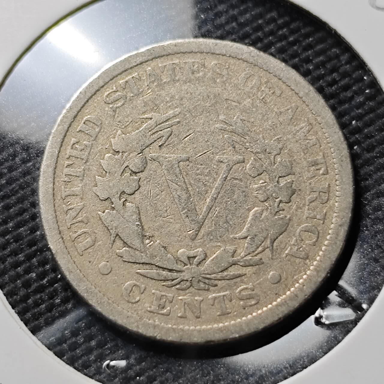 KK钱币收藏小铺  第386期  2月预留时间 周末发货  美国5分镍币