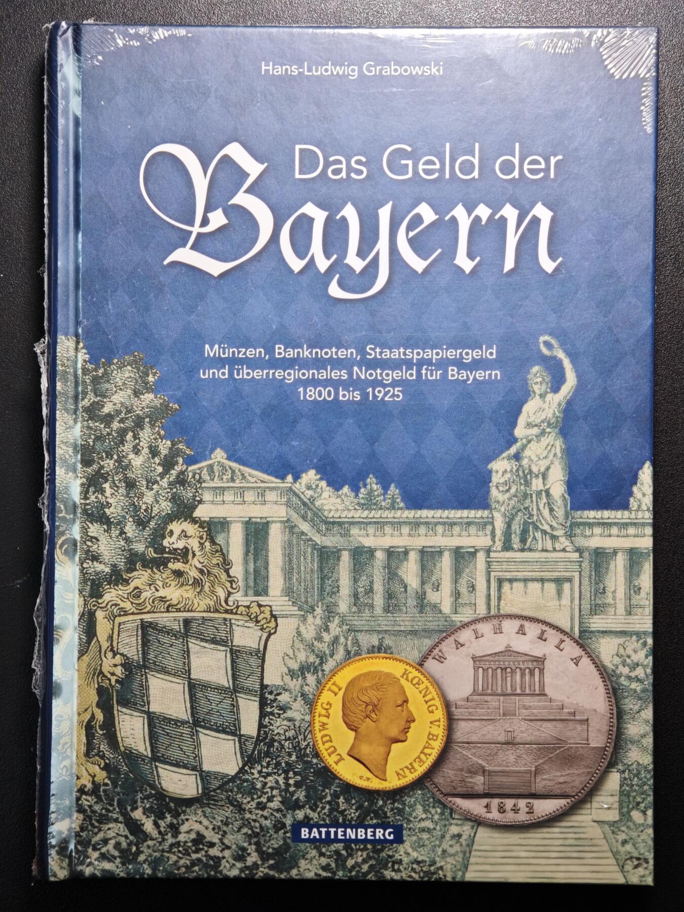 【德藏】世界币章拍卖第160期 全新塑封 巴伐利亚1800-1925钱币目录 硬壳精装 全彩铜版纸印刷 全书约248页