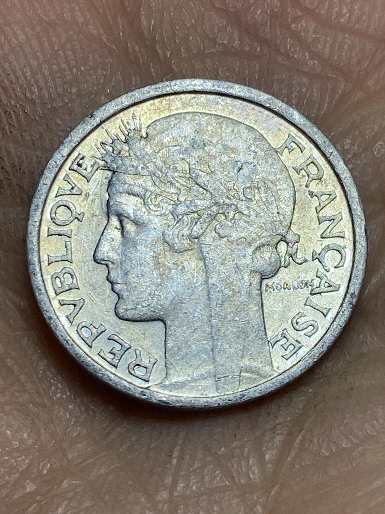 2026年第三场(总第一百七十二场）外国好品散币场(免佣金) 法兰西第四共和国1945年50生丁(B标，博蒙莱罗热造)