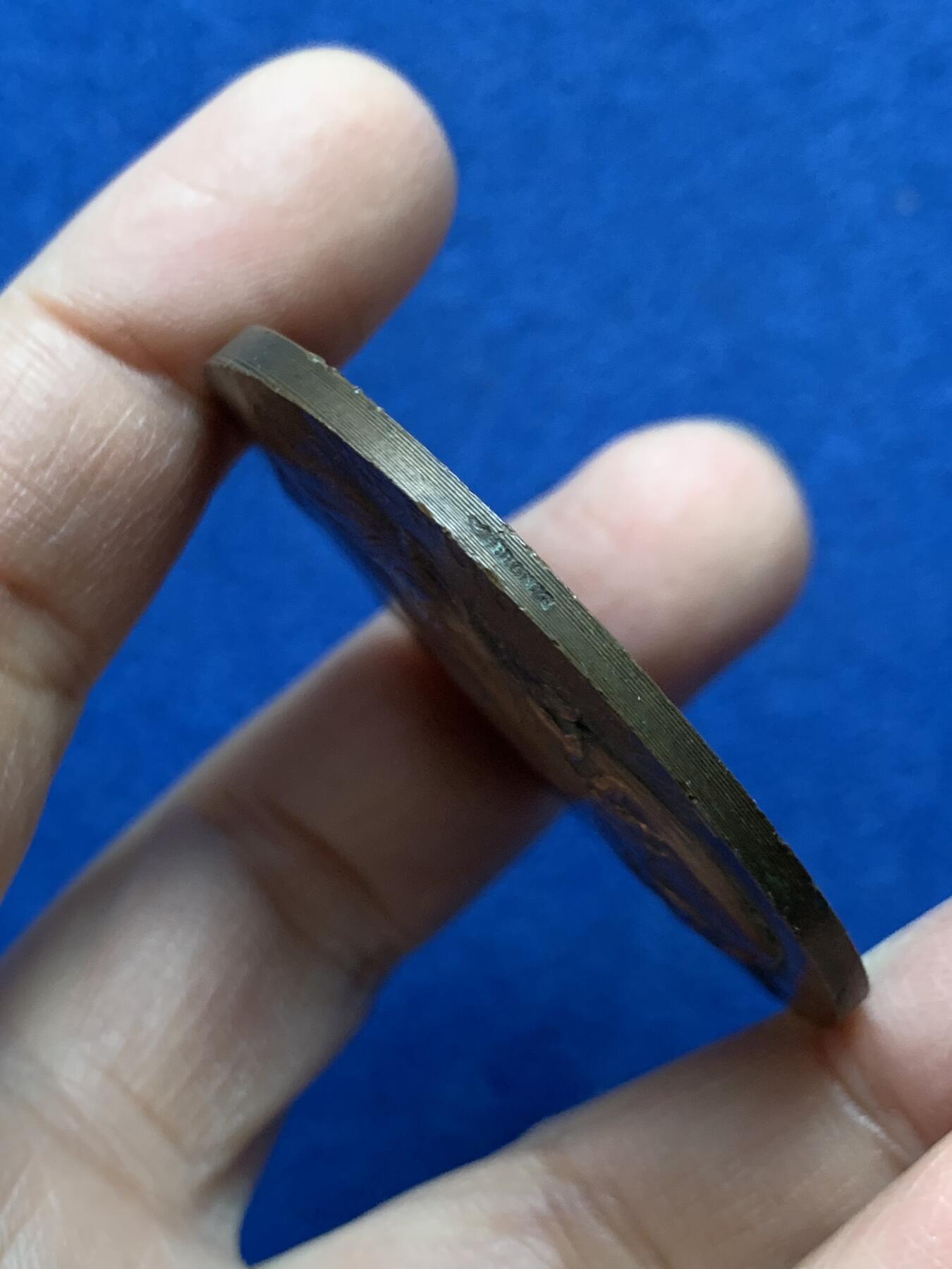 《竞宝斋》第454场 周日，周一 2场连拍 （全场包邮，欢迎送拍） 法国战争部长颁发射击比赛铜章 59.7克 49.8mm 丰饶角铜标 玛丽安娜侧像