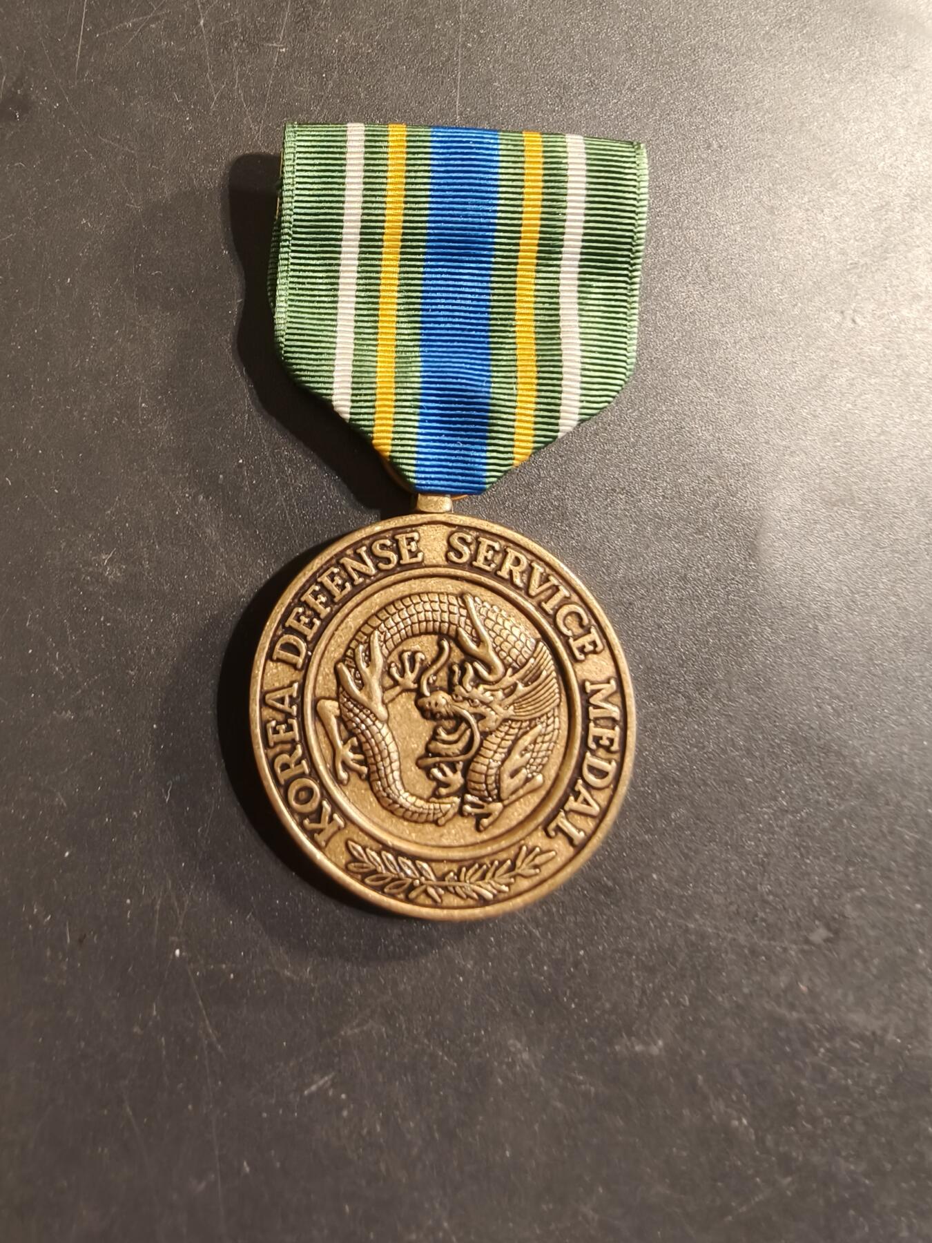 老王徽章第174期 美国韩国防卫奖章(驻韩美军服役)