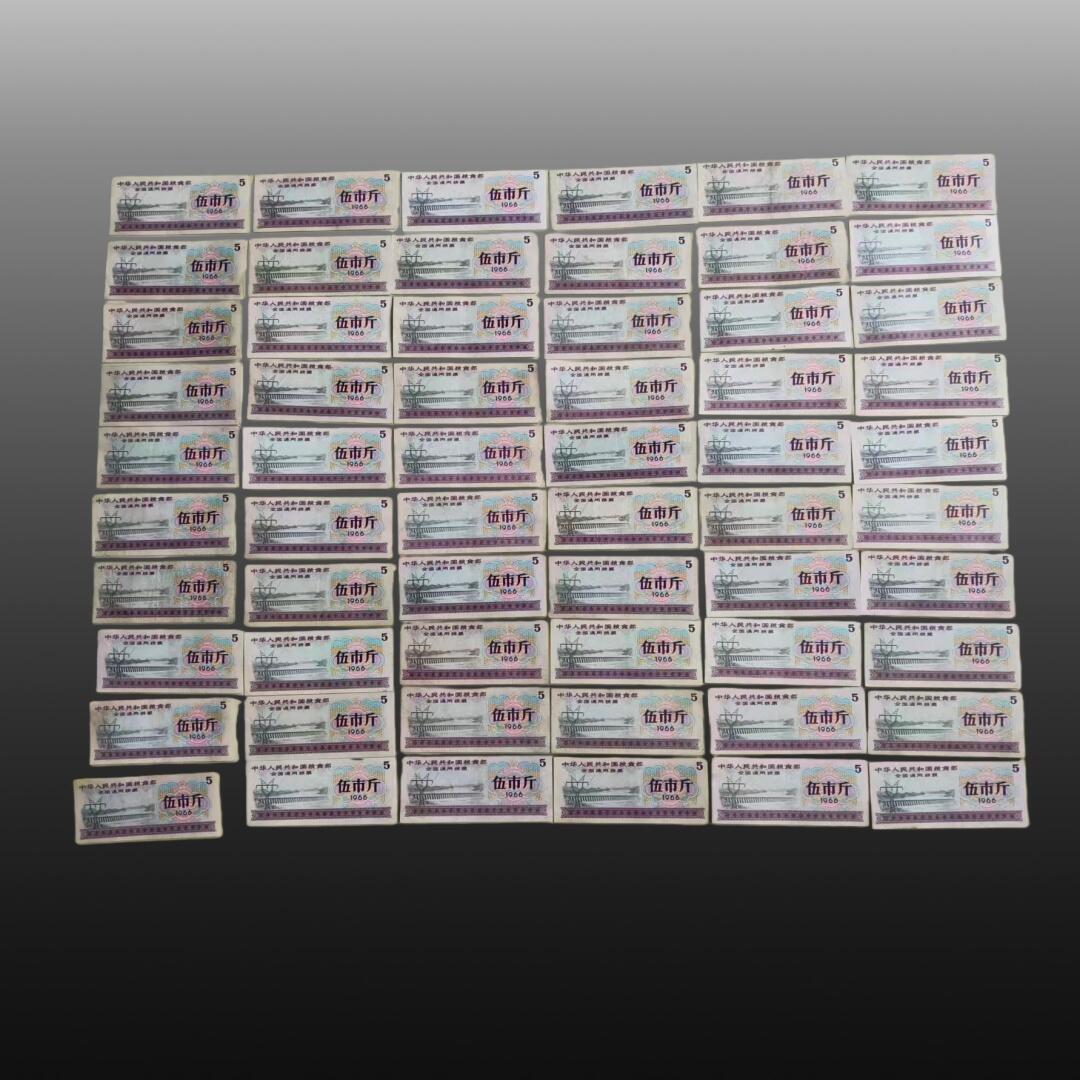 安欣票证书薇专场 1966年5市斤全国通用粮票