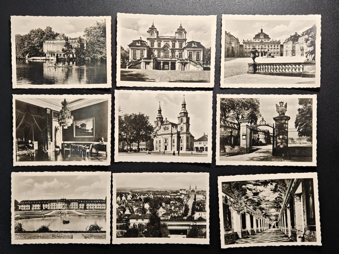 【德藏】世界币章拍卖第160期 欧洲明信片一盒 17张 直径约：92mm×67mm/张