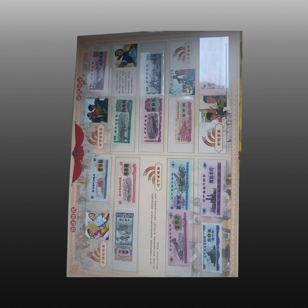 安欣票证书薇专场 《流金岁月：中华粮票票证》收藏册