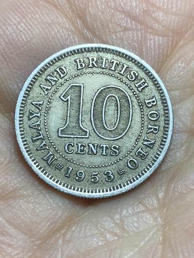 2026年第三场(总第一百七十二场）外国好品散币场(免佣金) - 马来亚和英属婆罗洲1953年10分(伊丽莎白二世加冕年)