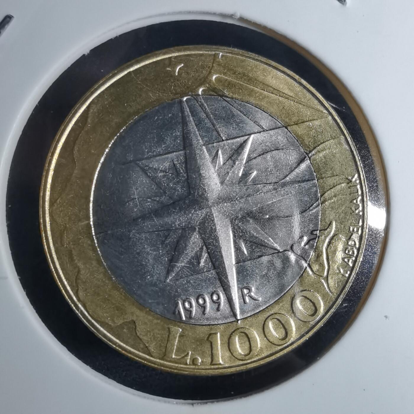 沼泽如烟--第953场 圣马力诺1999年1000里拉