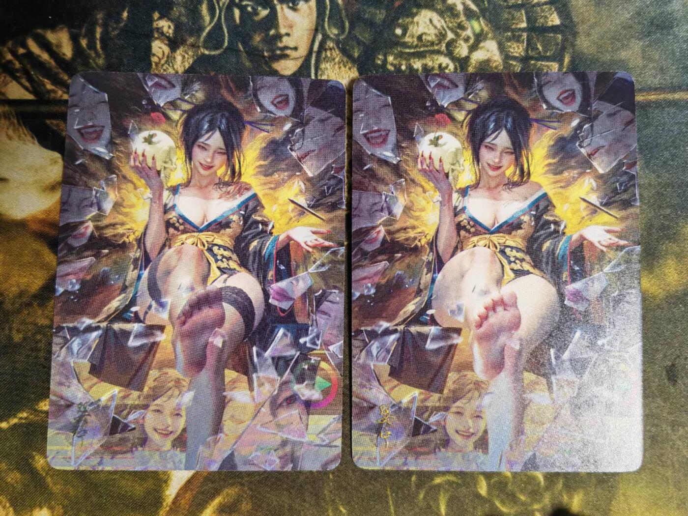 阳大大卡牌拍卖第91期（持续收拍品，周二晚上九点截拍，进群福利早知道） 【九拼】焱卡文化 刷子 婴宁 九拼➕普卡双服饰 11张