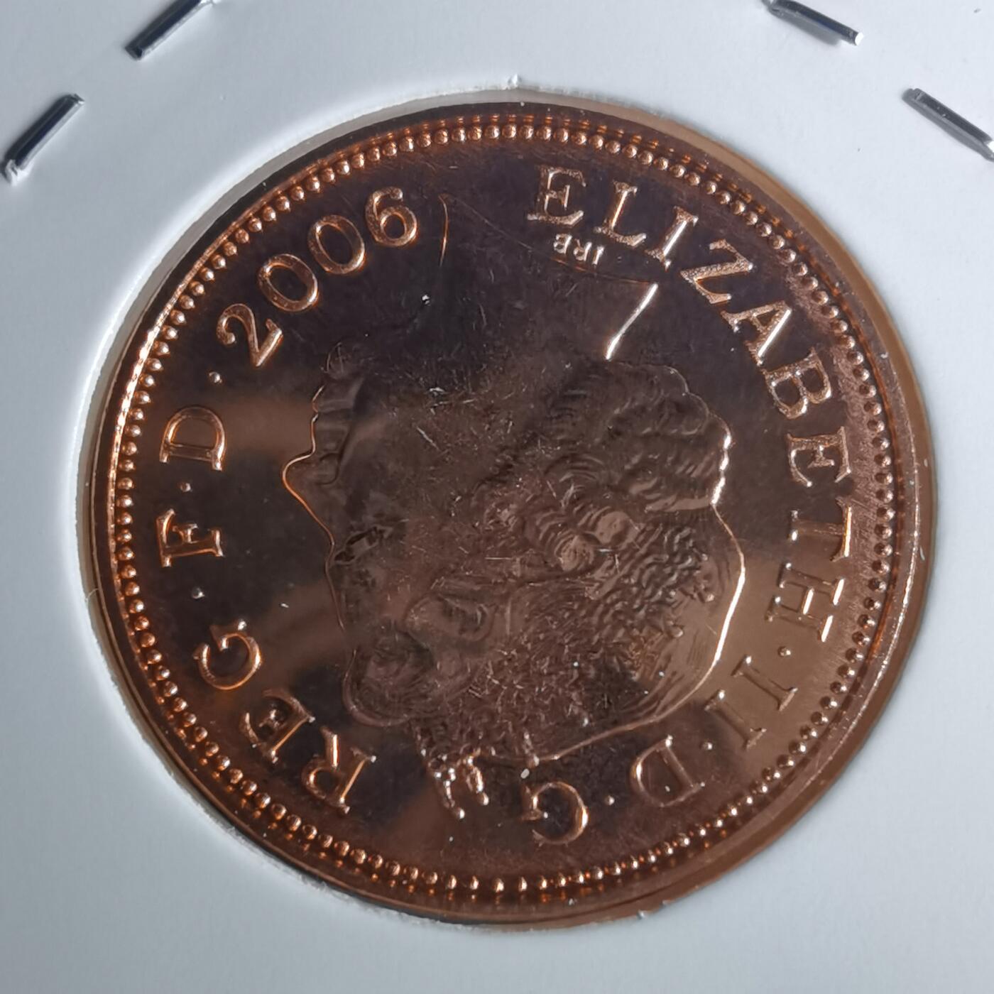 沼泽如烟--第953场 英国2006年2便士