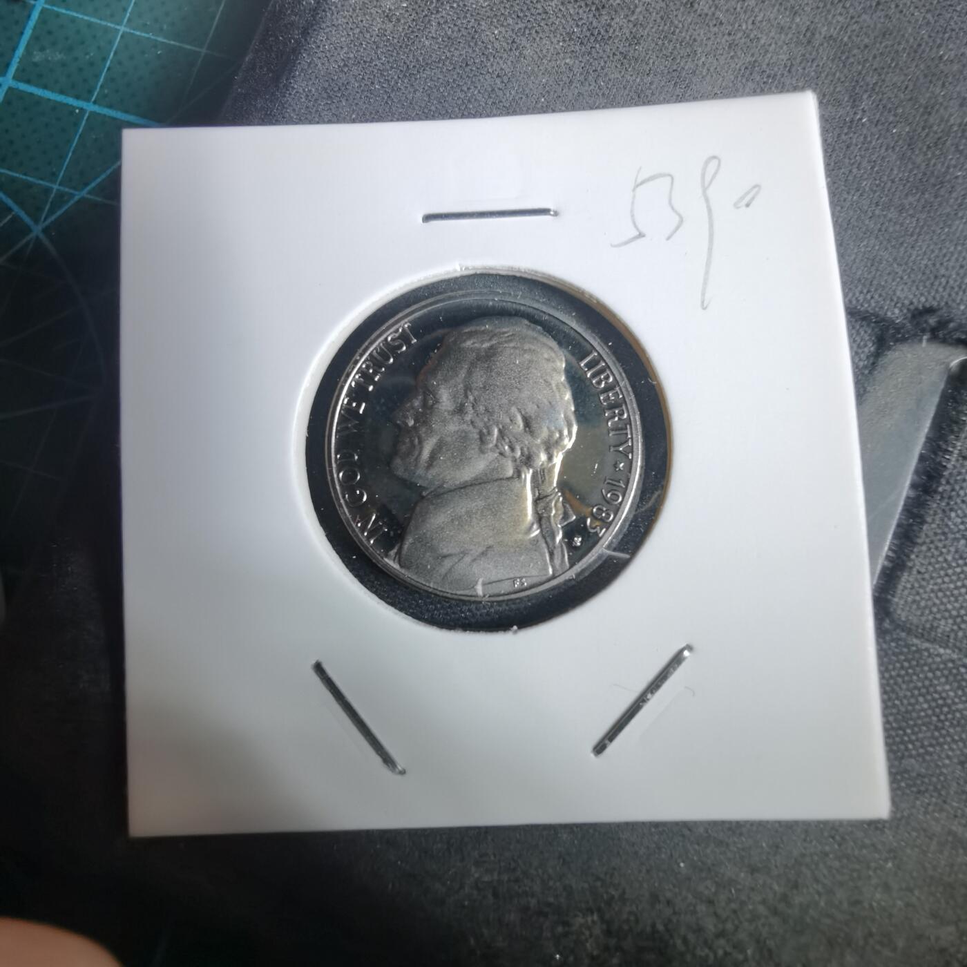 沼泽如烟--第953场 美国1983年五分精制币