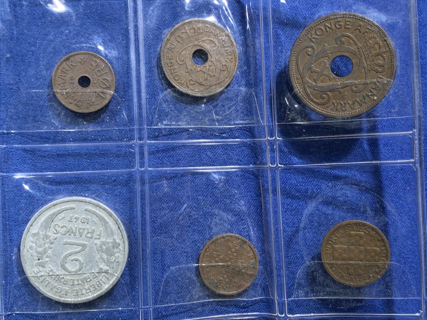 《竞宝斋》第454场 周日，周一 2场连拍 （全场包邮，欢迎送拍） 14枚一组 世界各国钱币