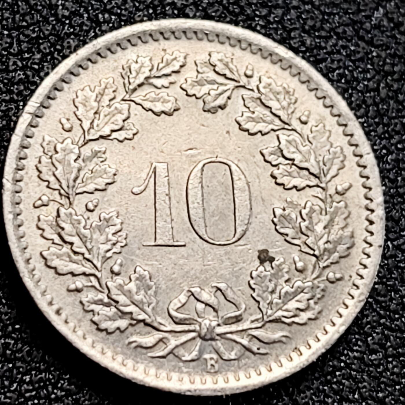 泉币菌-第162场- 新年第五场 精品福利场  瑞士10生丁10分女神 19mm