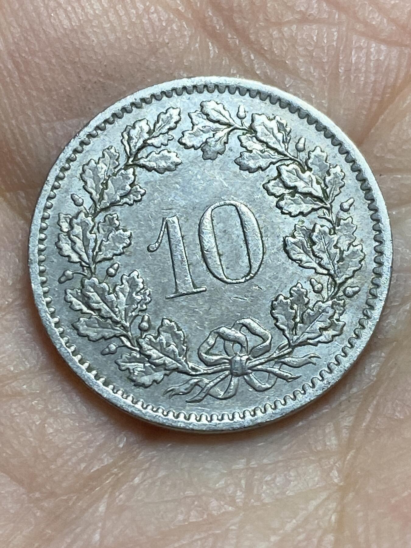 2026年第三场(总第一百七十二场）外国好品散币场(免佣金) 瑞士🇨🇭1979年10拉彭(第二版，无标版)