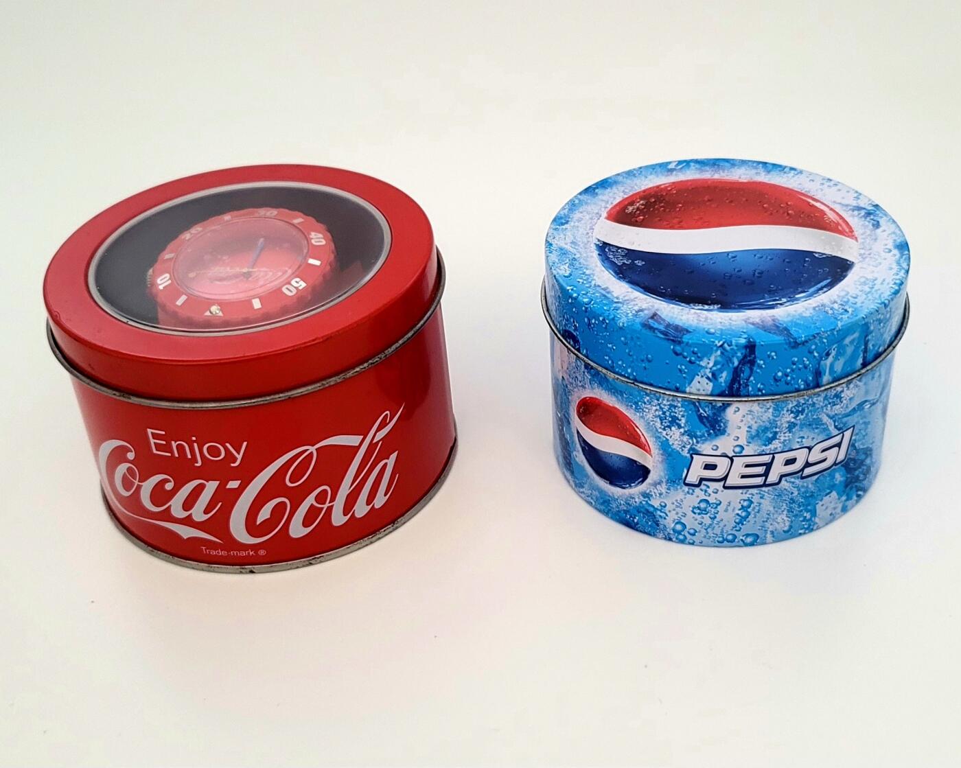 精选藏品–百事可乐–可口可乐–限量版潮流手表–礼盒包装–珍藏首选