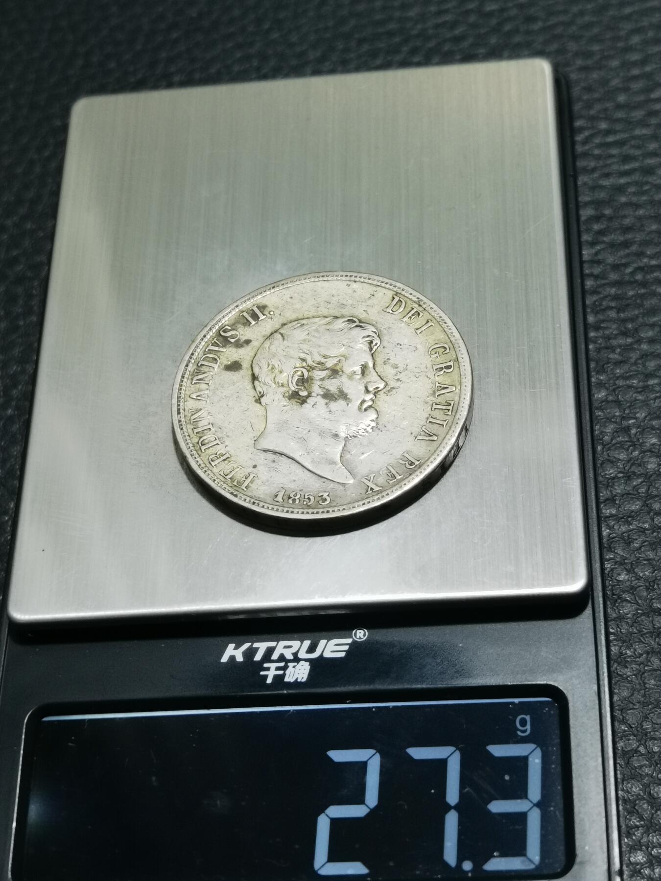 天下钱庄专场欢迎参拍 西西里王国120G银币