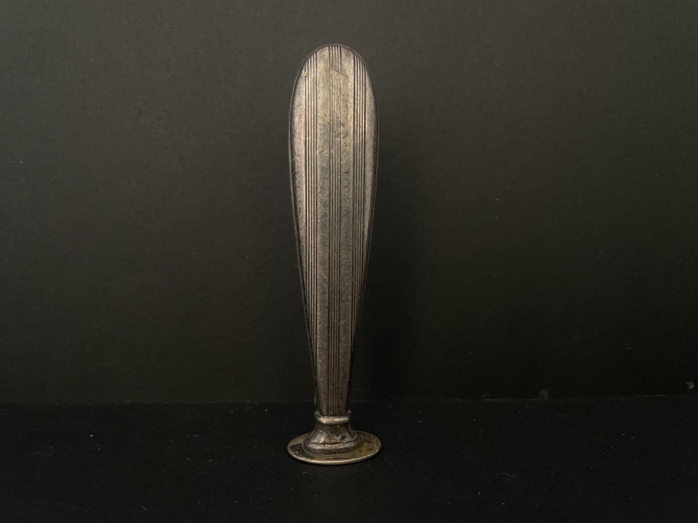 海外回流精品（欧美专场） 欧洲回流纯银火漆印章，8.3cm，16.1g。