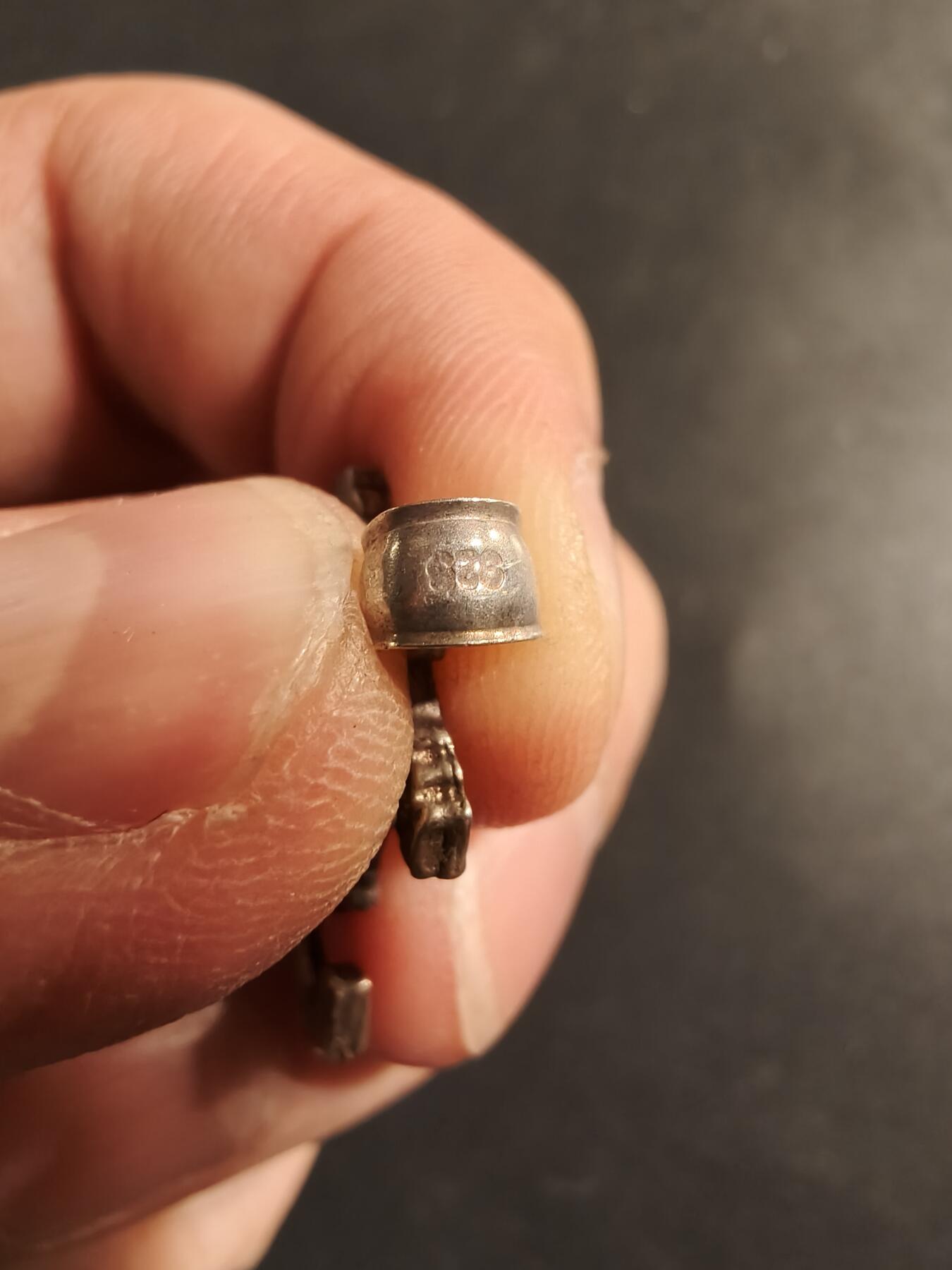 老王徽章第174期 美国海军军用十字架    925银    3.8g