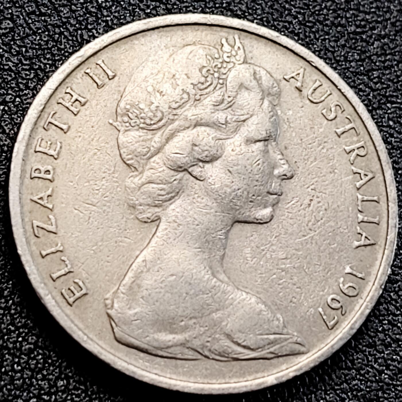 泉币菌-第163场-新年第六场 精品福利场 鸭嘴兽 澳大利亚 20分镍铜硬币 28.7毫米 11.3克 纪念币铜钱