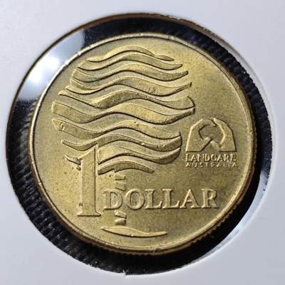 KK钱币收藏小铺  第386期  2月预留时间 周末发货 -  澳大利亚1元纪念币 好品