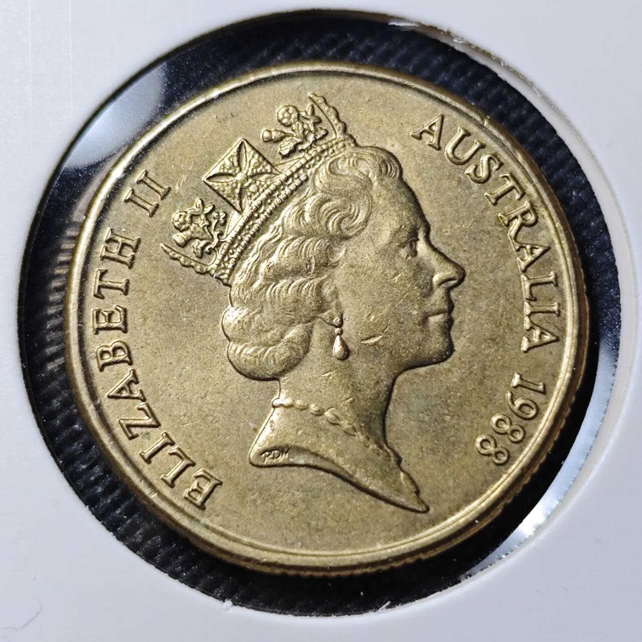 KK钱币收藏小铺  第386期  2月预留时间 周末发货  澳大利亚1元纪念币