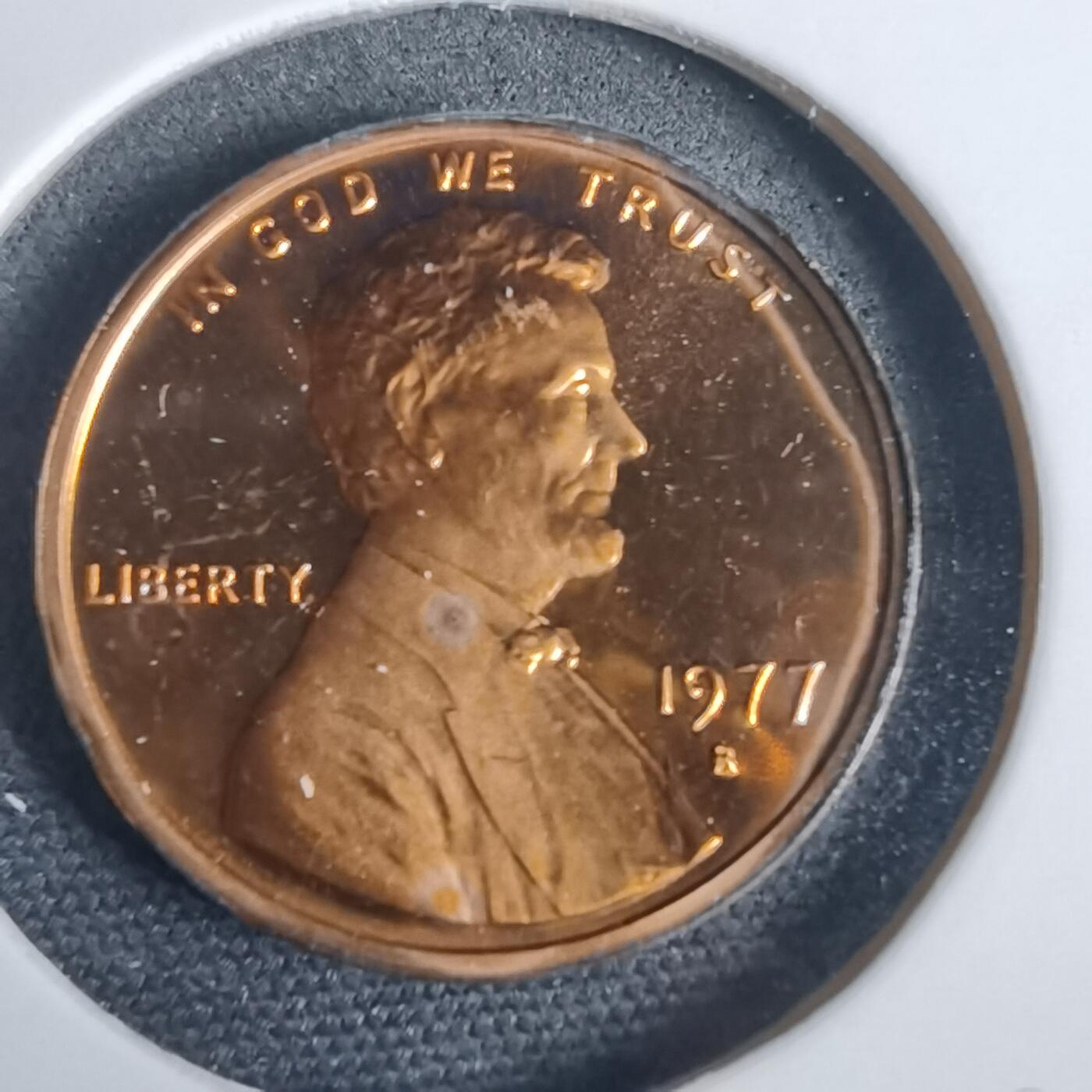 沼泽如烟--第953场 美国1977年一分精制币