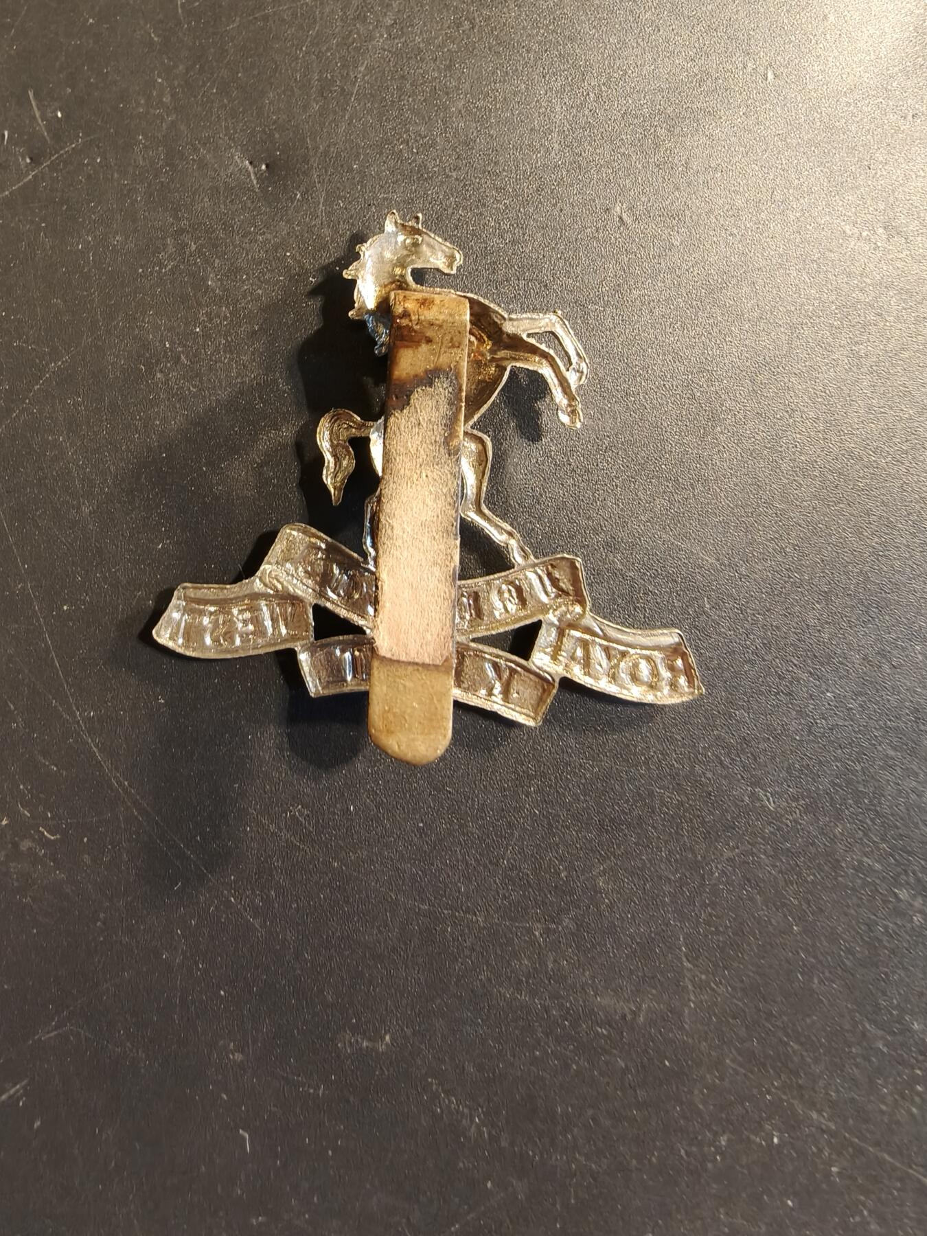 老王徽章第174期 英国皇家西肯特步兵团帽徽   一战时期