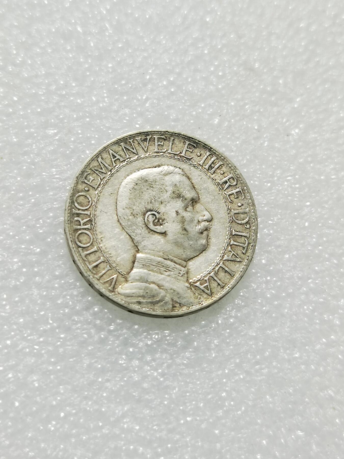 天下钱庄专场欢迎参拍 意大利胜利马车1里拉银币