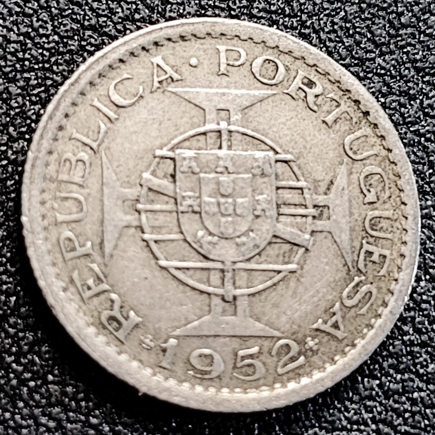 泉币菌-第163场-新年第六场 精品福利场 首发年葡属 澳门1952年5毫 20mm