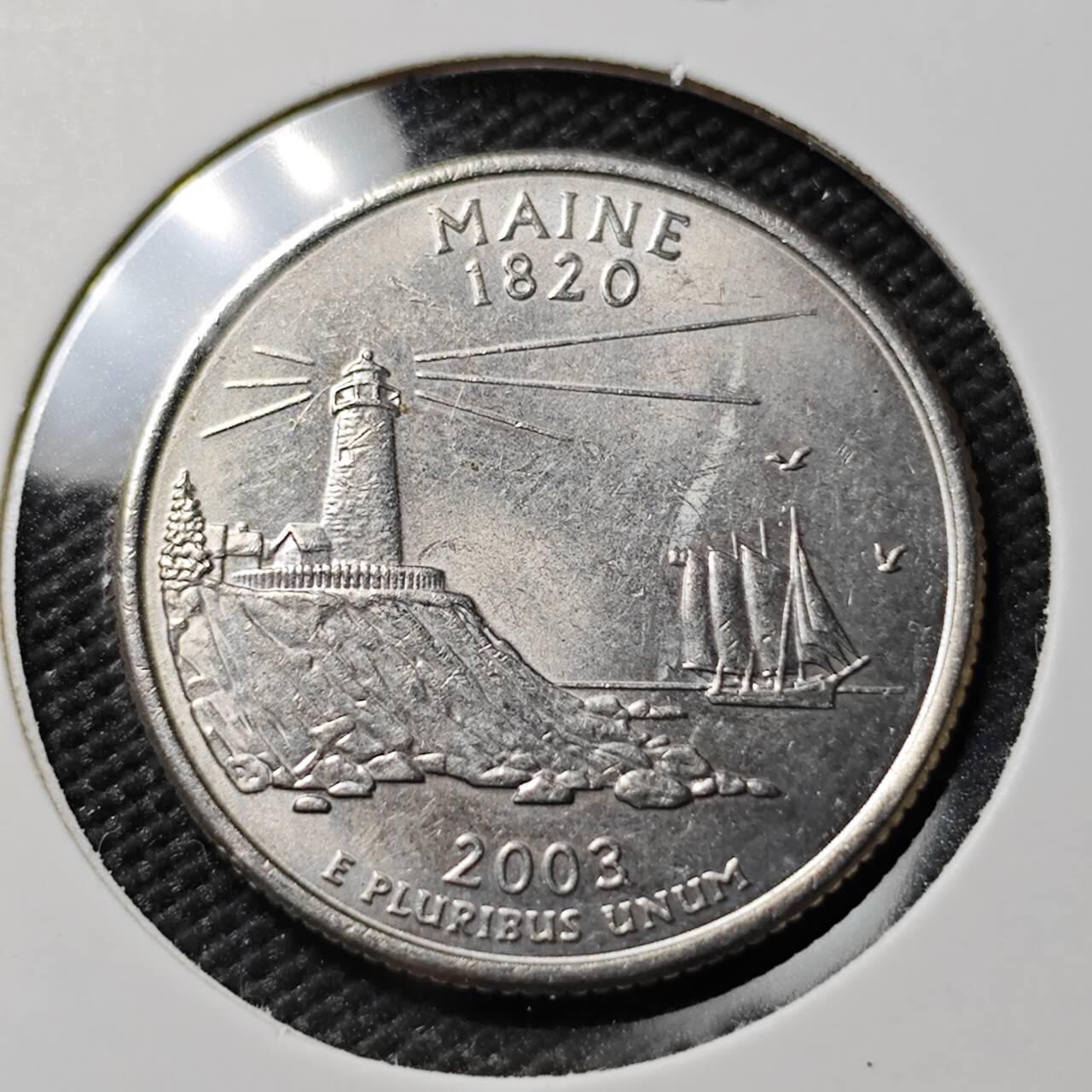 KK钱币收藏小铺  第386期  2月预留时间 周末发货  美国25分纪念币