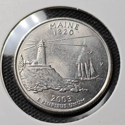 KK钱币收藏小铺  第386期  2月预留时间 周末发货 -  美国25分纪念币