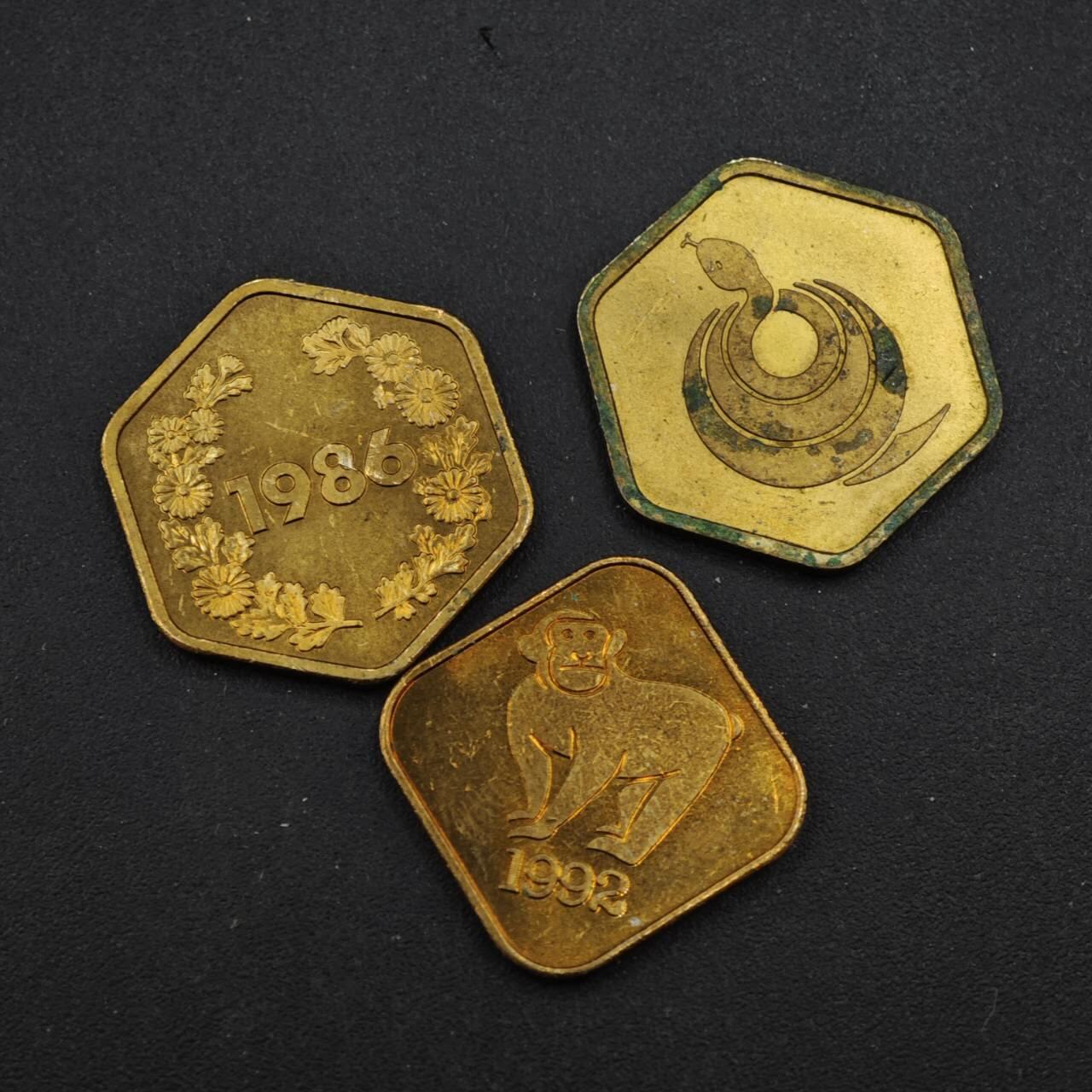 【淘币小摊】实时拍第八百四十一拍   散币批量币场   满百包邮可预留二周 每周一统一发货   日本铜章3枚