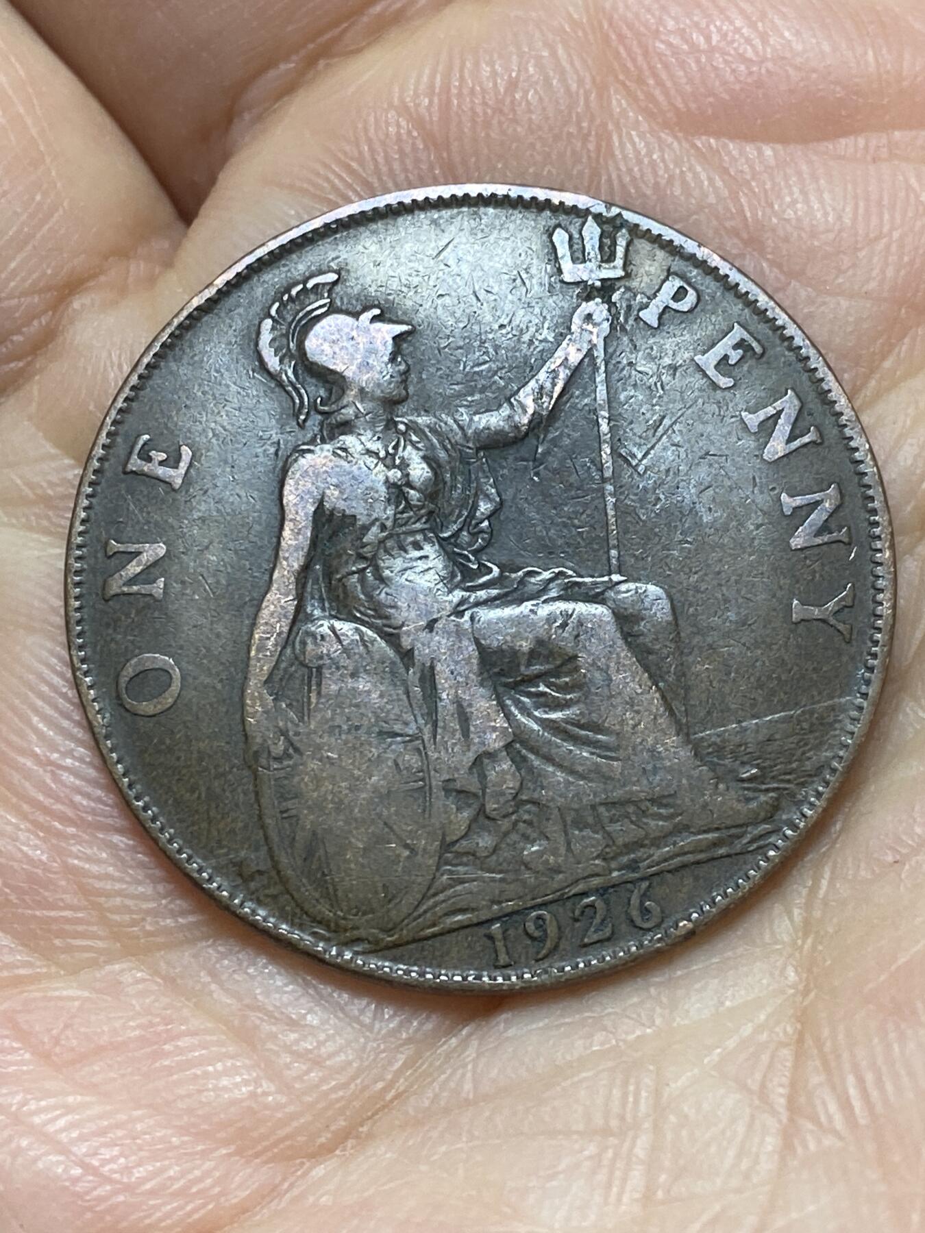 2026年第四场(总第一百七十三场）外国好品散币场(免佣金) 英国🇬🇧1926年1便士(乔治五世第一版，关门年)