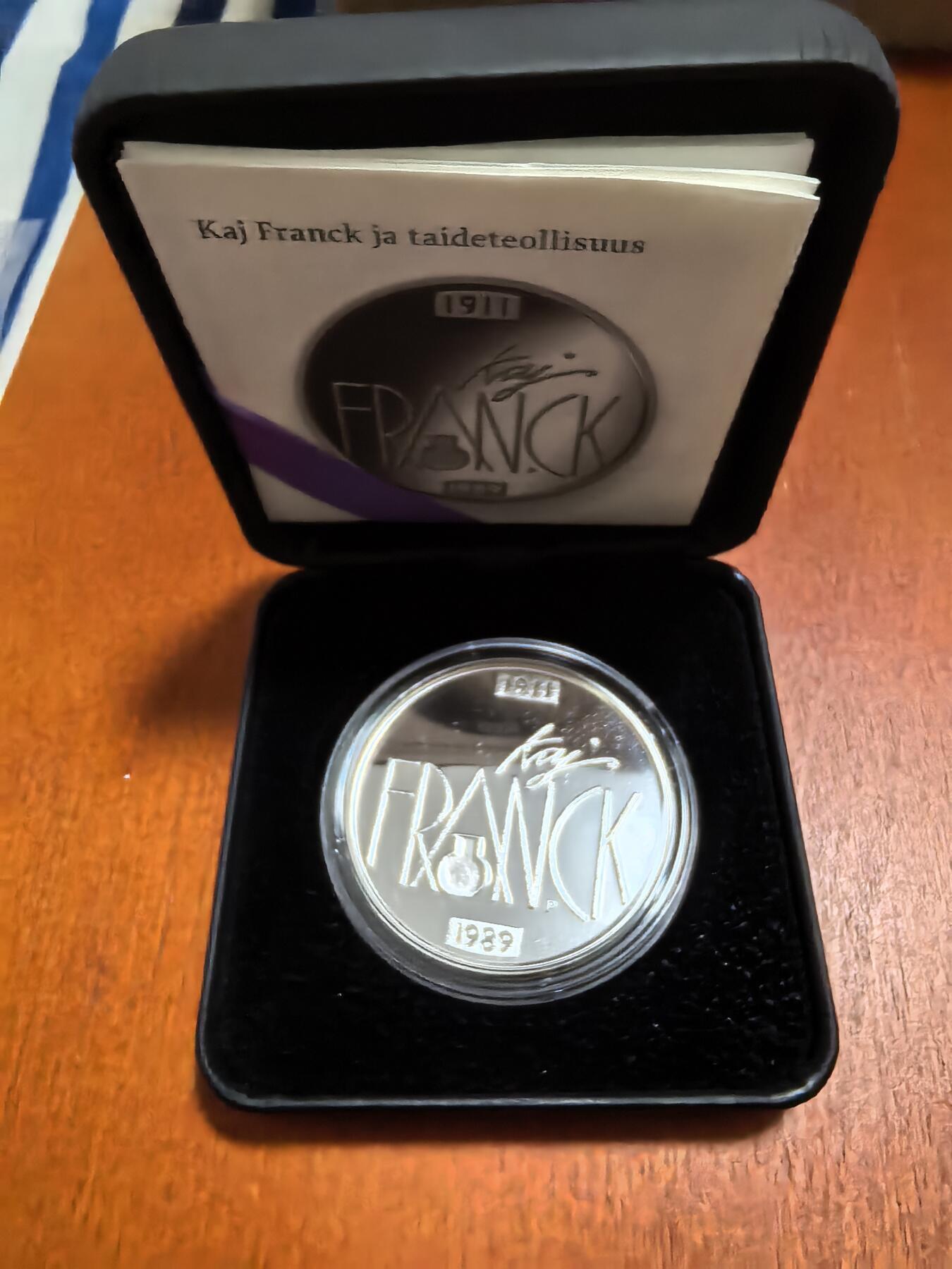 长老汇蛇年精选第九十二场拍卖 2011芬兰弗兰克工业艺术10欧元精制银币，25.5克925银，1万枚，盒证全