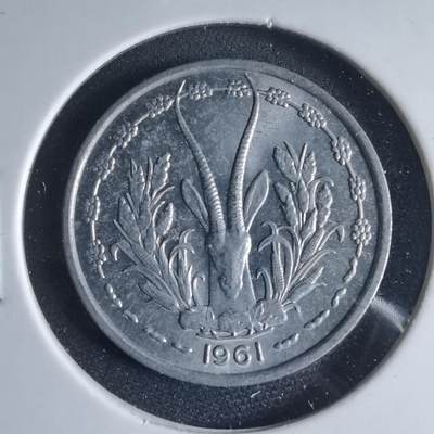 沼泽如烟--第954场 - 法属西非1961年1法郎