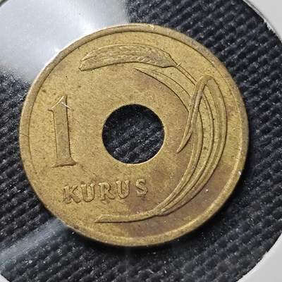 KK钱币收藏小铺  第386期  2月预留时间 周末发货 -  1951土耳其1库鲁铜币