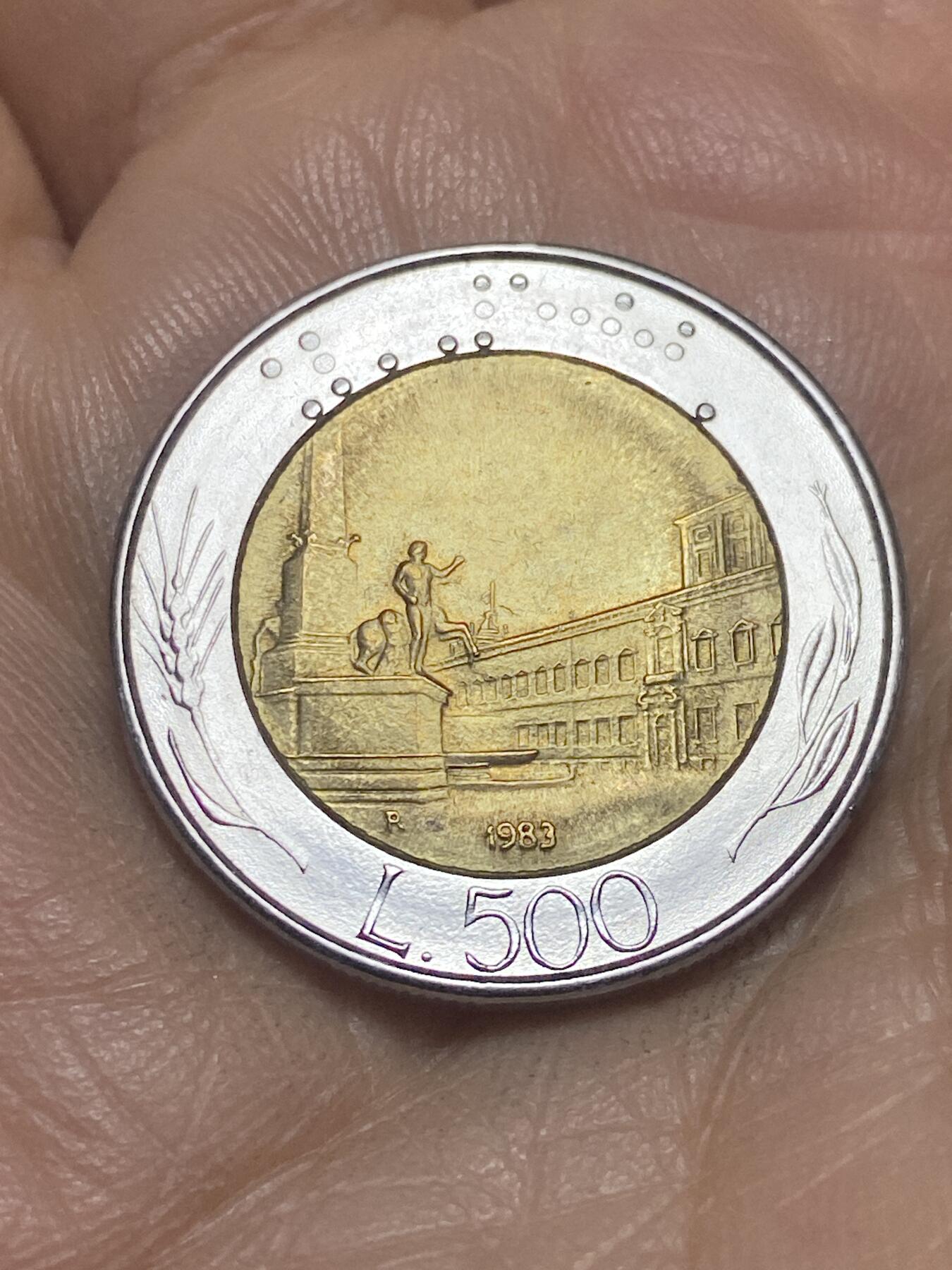 2026年第四场(总第一百七十三场）外国好品散币场(免佣金) 意大利🇮🇹1983年500里拉