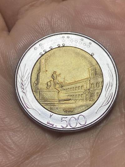 2026年第四场(总第一百七十三场）外国好品散币场(免佣金) - 意大利🇮🇹1983年500里拉