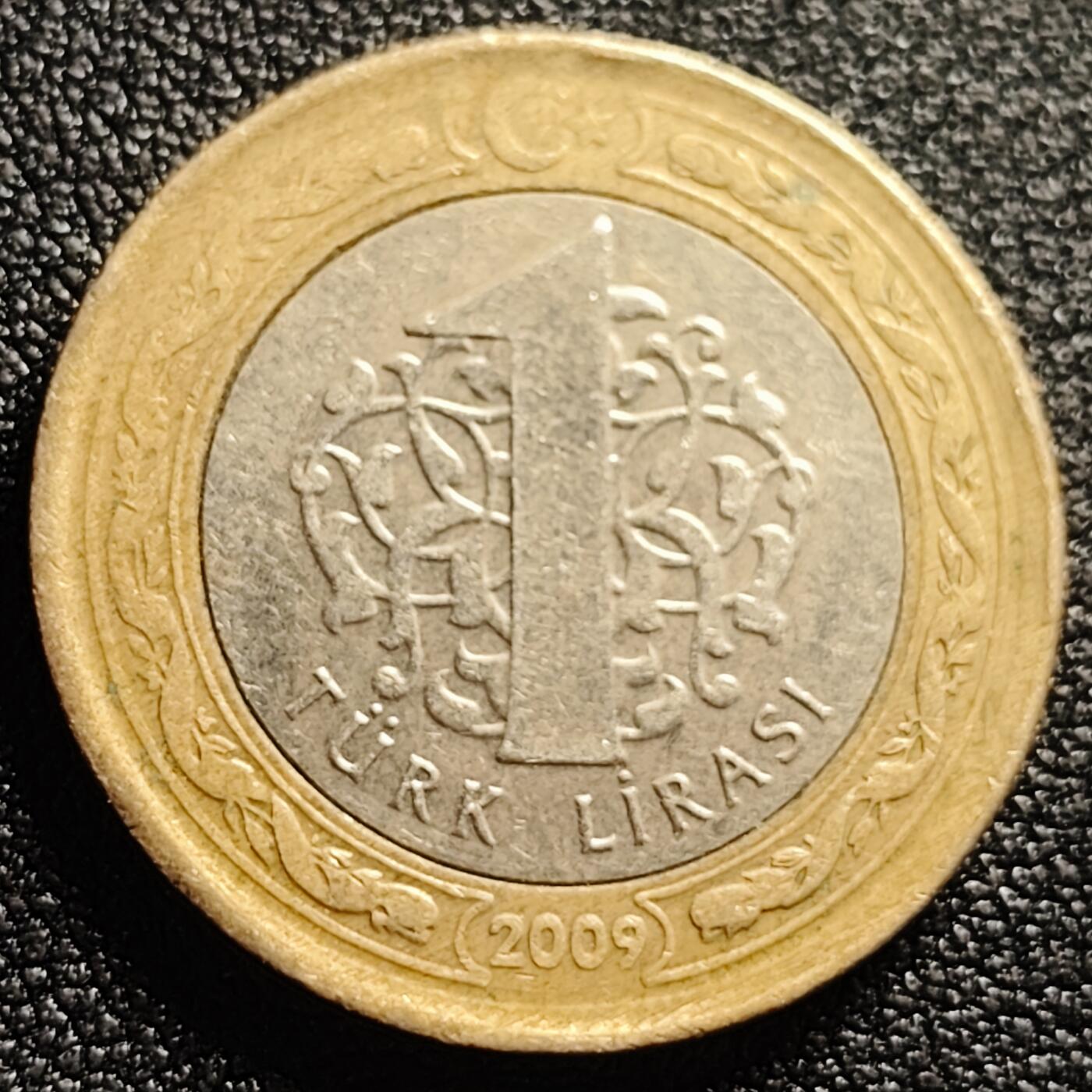 泉币菌-第161场-新年第四场 精品福利场 凯末尔总统 土耳其1里拉硬币 26.15毫米 8.2克