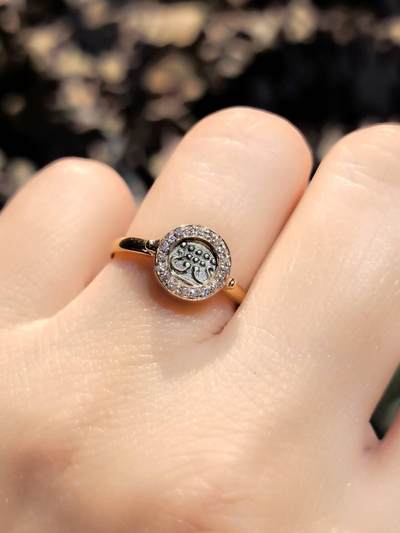 #戒指 小银币戒指 18K金古币戒指 法兰银币戒指 可叠戴，多戴款古币戒指  - #戒指 小银币戒指 18K金古币戒指 法兰银币戒指 可叠戴，多戴款古币戒指 