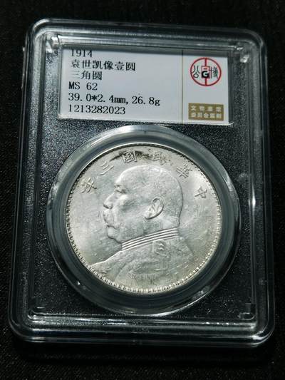 天下钱庄专场欢迎参拍 - 公博评级MS62三角元大头