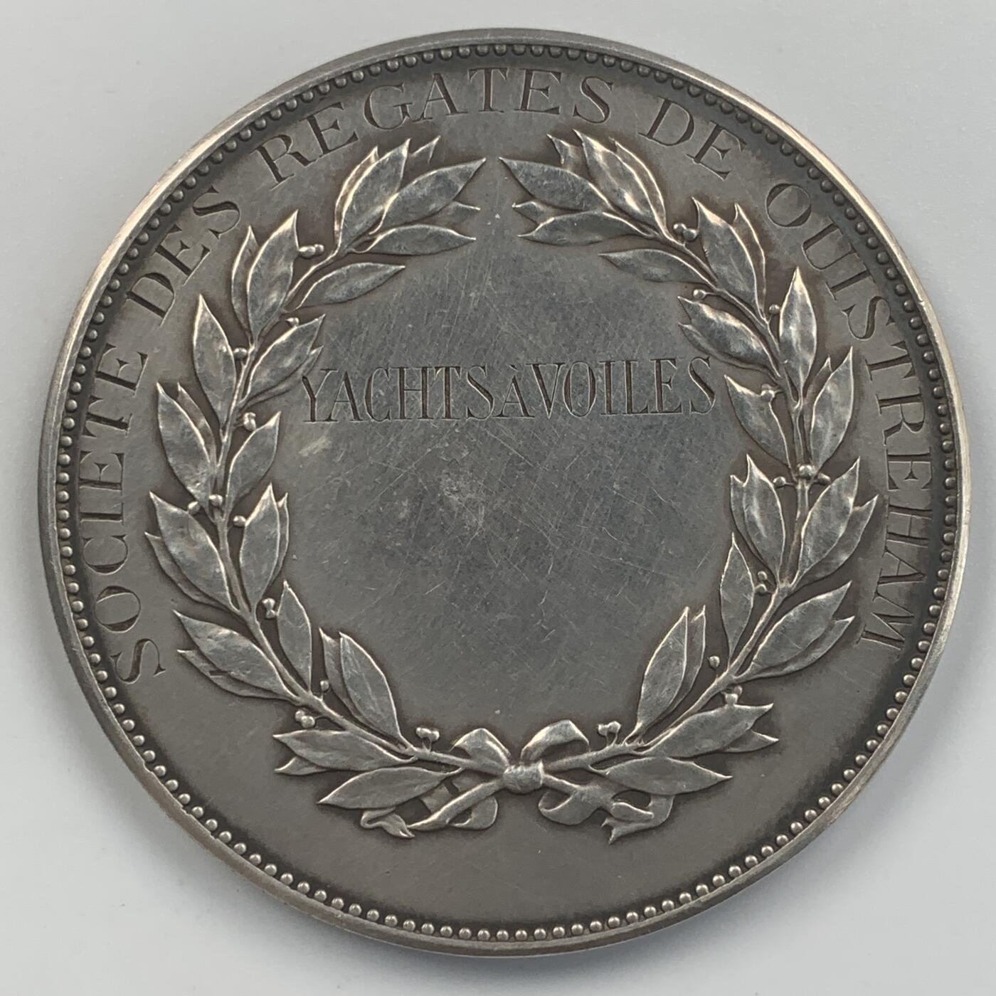 掌中浮雕-藏着的欧洲第048场 法国帆船银章，50mm，61g，Henri dubois雕刻