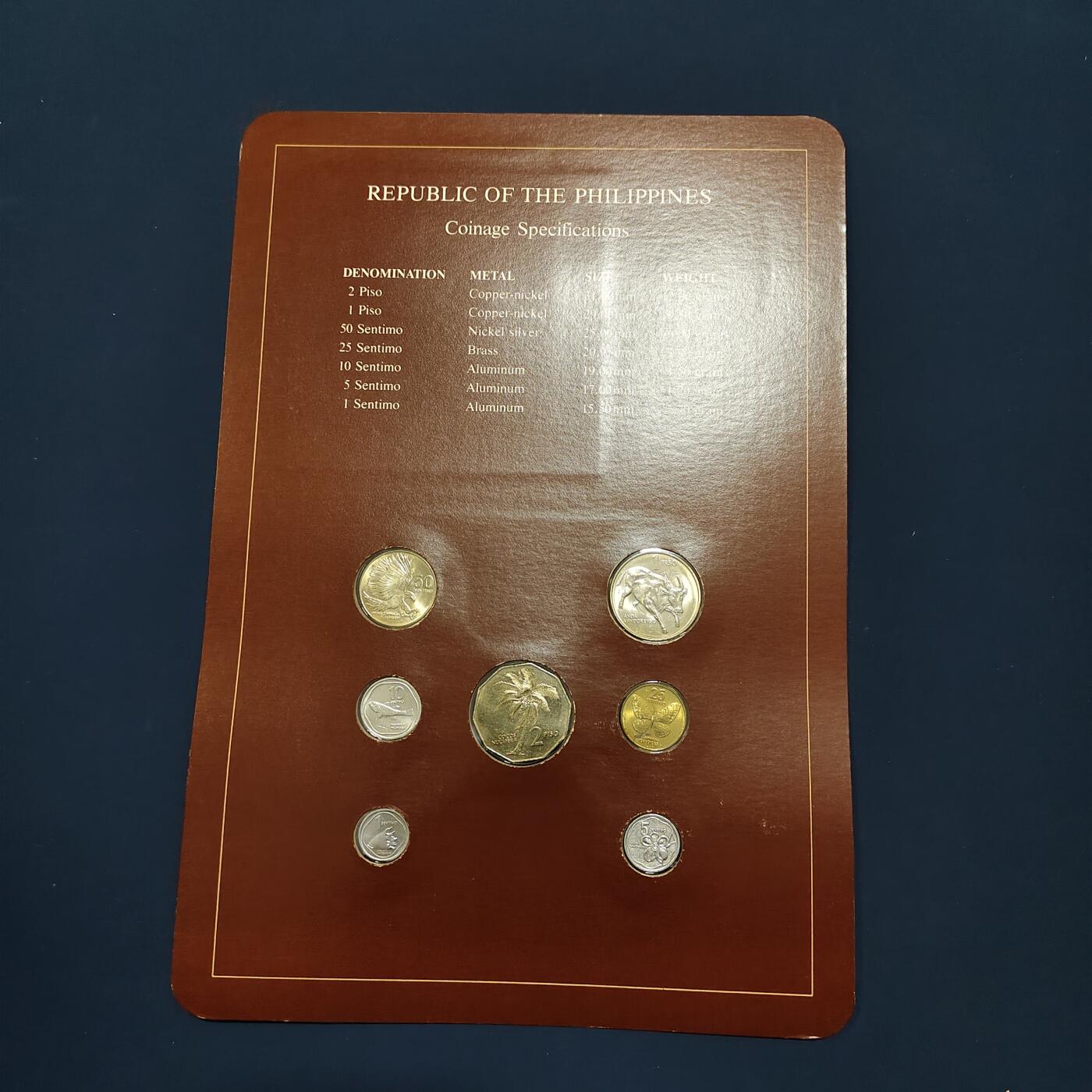 【全场包邮】纯粹捡漏拍492场【封装套币专场】-注意佣金 【富兰克林·世界各国硬币系列邮币卡】菲律宾共和国