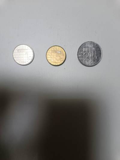 【20260108】非全新纸币和硬币第322场 - 荷兰3枚硬币