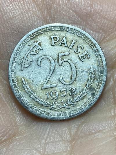 2026年第四场(总第一百七十三场）外国好品散币场(免佣金) - 印度🇮🇳1972年25派沙(B版，孟买造)