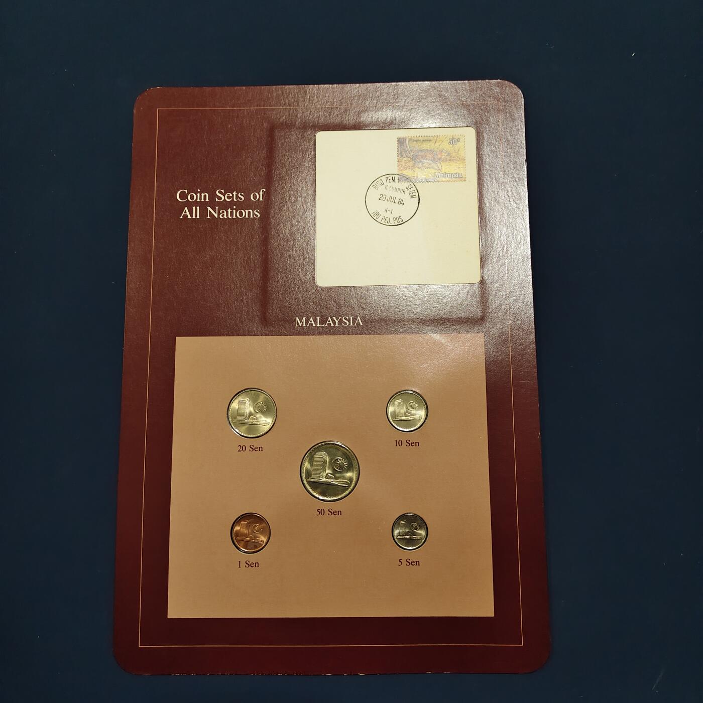 【全场包邮】纯粹捡漏拍492场【封装套币专场】-注意佣金 【富兰克林·世界各国硬币系列邮币卡】马来西亚联邦