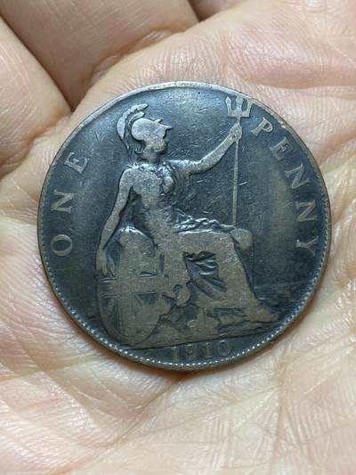 2026年第四场(总第一百七十三场）外国好品散币场(免佣金) - 英国🇬🇧1910年1便士(爱德华七世时期，关门年)