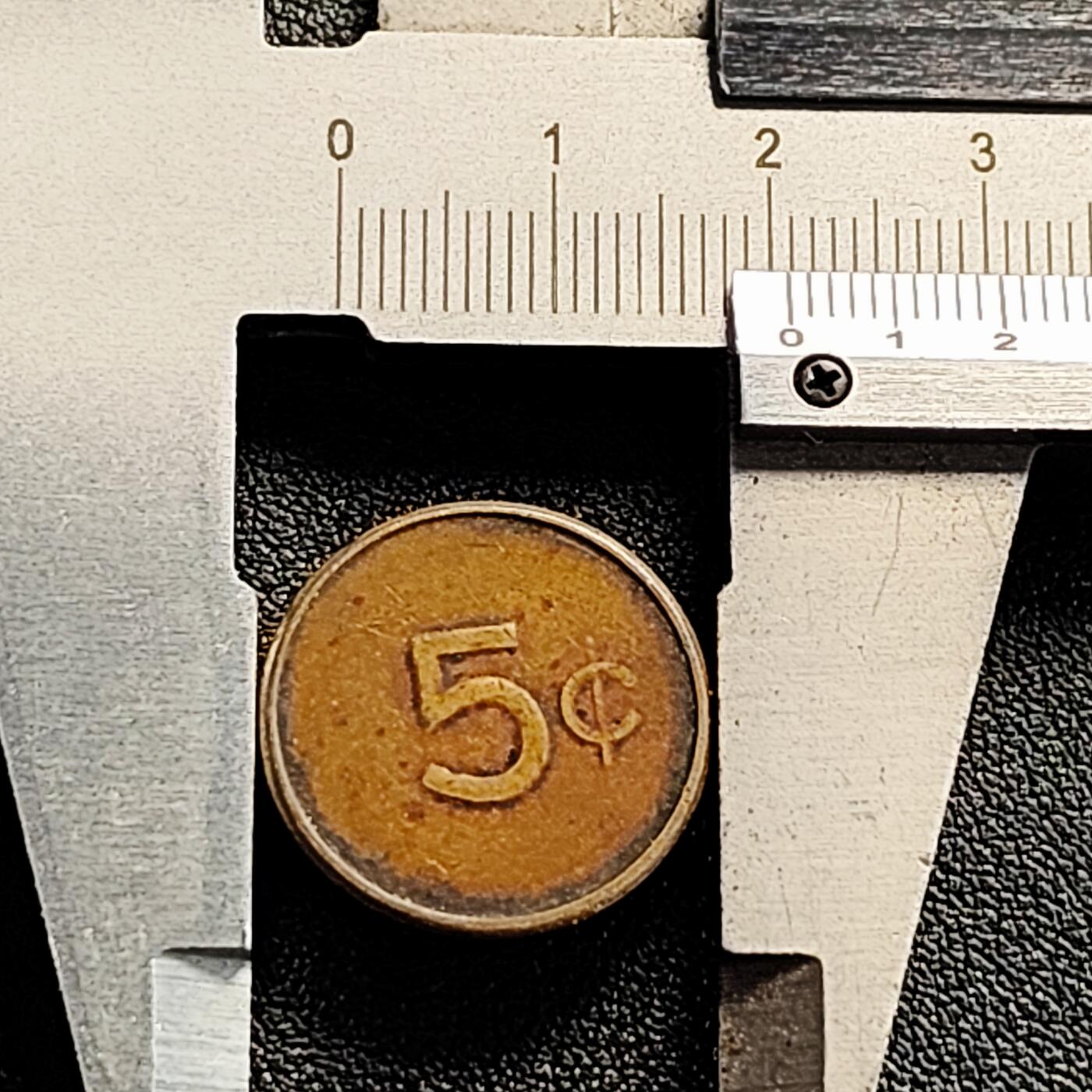 泉币菌-第164场-新年第七场 精品福利场 代币 不知道干啥的 21.7×1.9mm