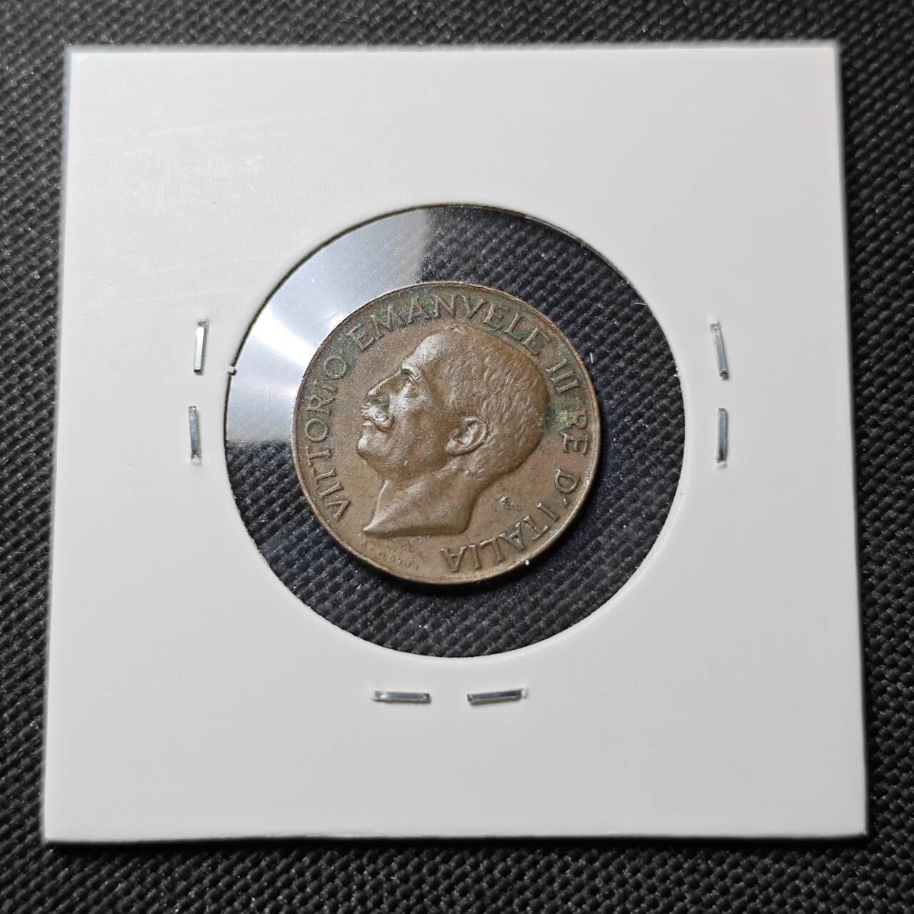 KK钱币收藏小铺  第387期  2月预留时间 周末发货  1921意大利5分