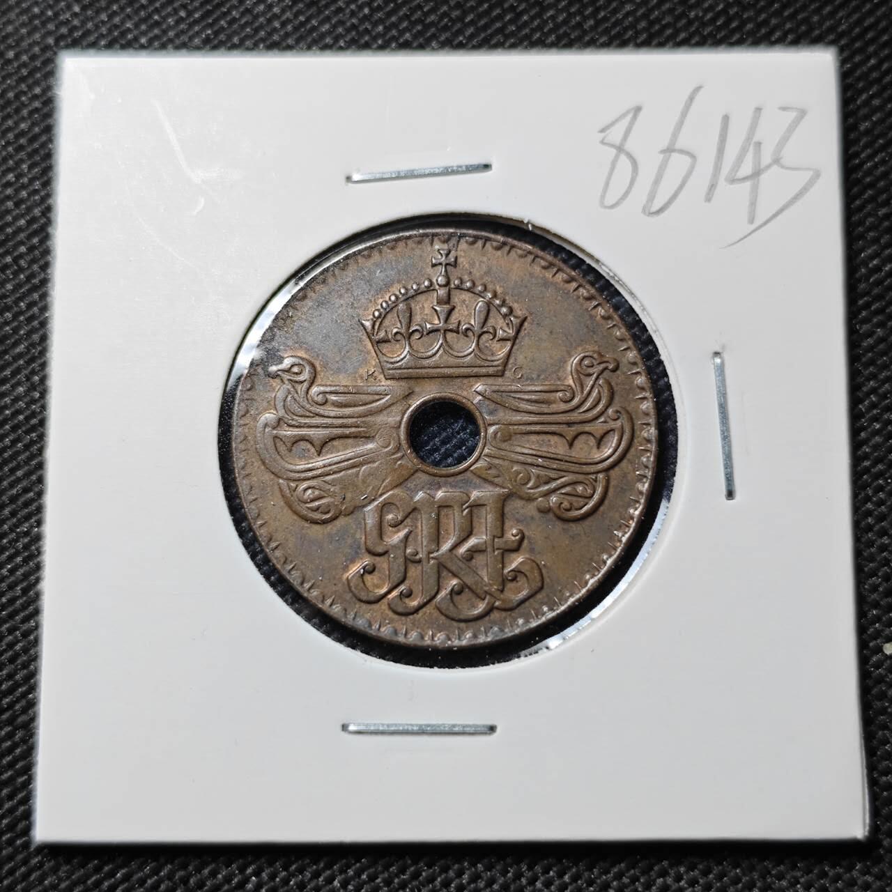 KK钱币收藏小铺  第386期  2月预留时间 周末发货  1938英属几内亚1便士