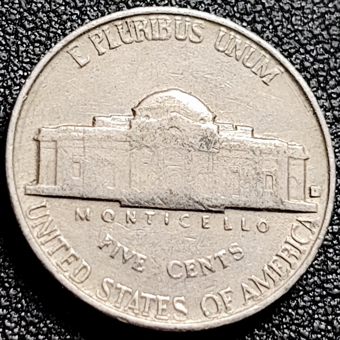 泉币菌-第165场-新年第八场 精品福利场 杰斐逊总统 美国5美分1958年 铜镍硬币21毫米5.0克