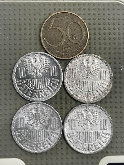 2026年第2场各国散币拍卖（总第152场） - 奥地利5枚